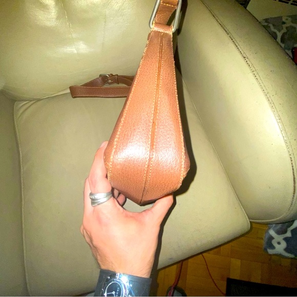 Vintage HIPSTER authentic Burberry shoulder bag leather - Picture 6 of 15